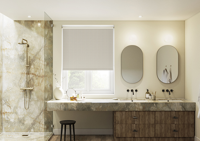 Emily Bond Oscar Stripe, Smoke - Roller Blind - Image 3